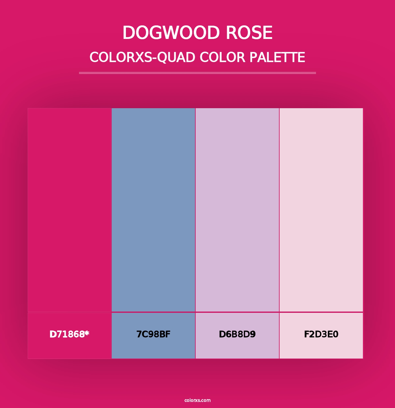 Dogwood Rose - Colorxs Quad Palette