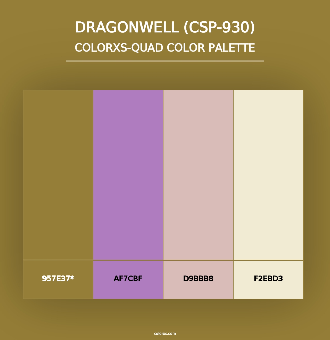 Dragonwell (CSP-930) - Colorxs Quad Palette