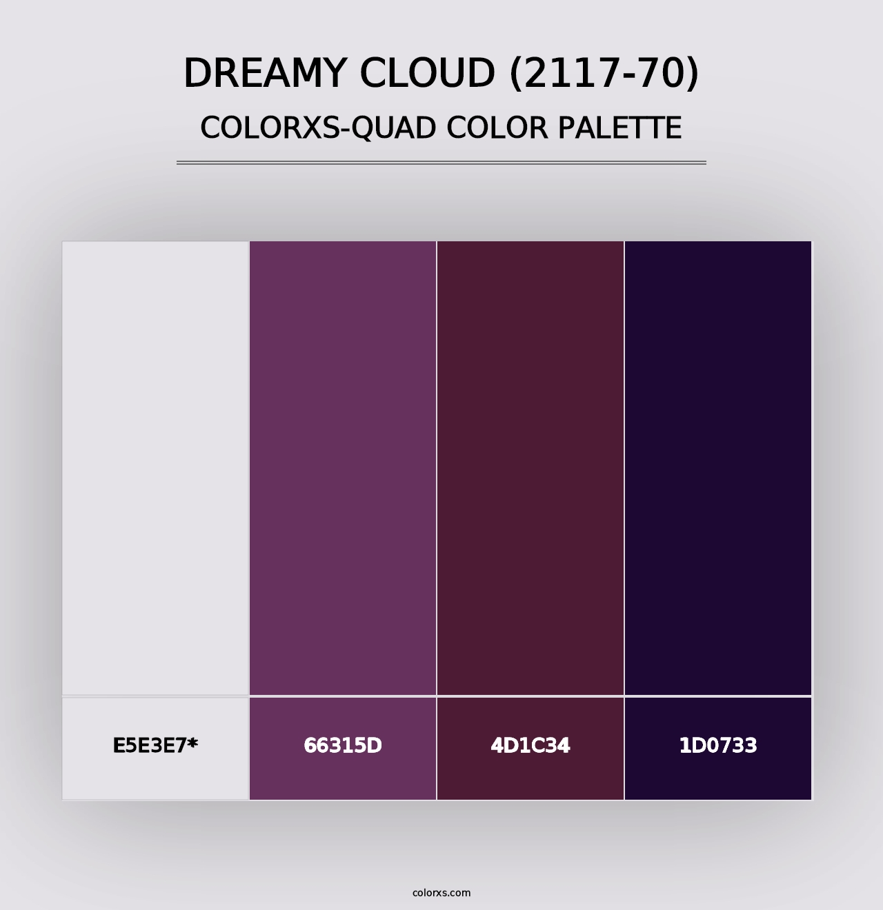 Dreamy Cloud (2117-70) - Colorxs Quad Palette