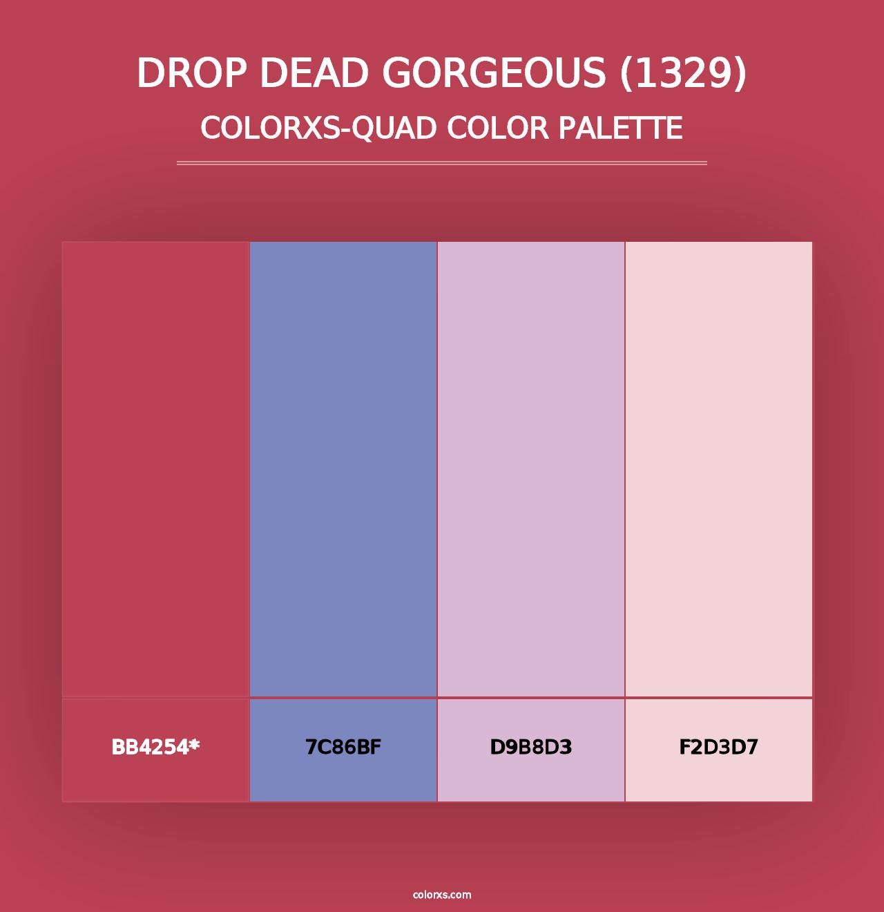 Drop Dead Gorgeous (1329) - Colorxs Quad Palette