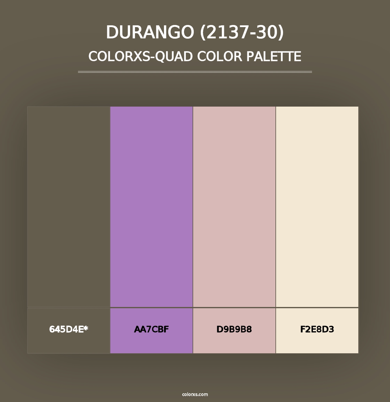 Durango (2137-30) - Colorxs Quad Palette