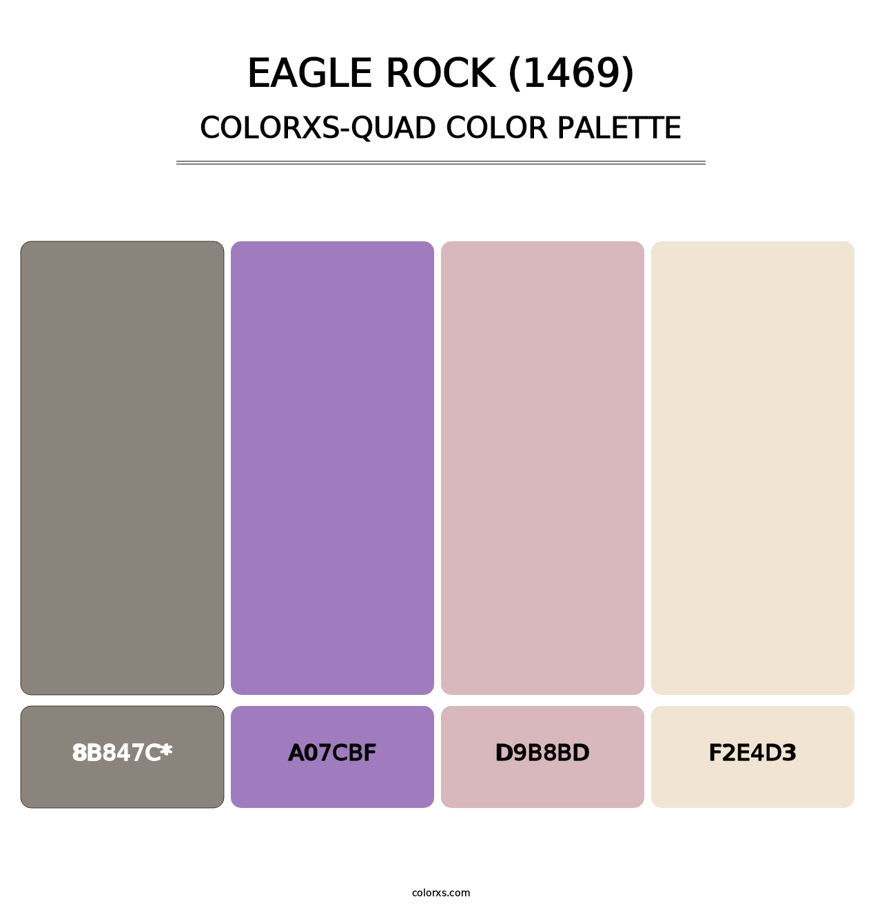 Eagle Rock (1469) - Colorxs Quad Palette