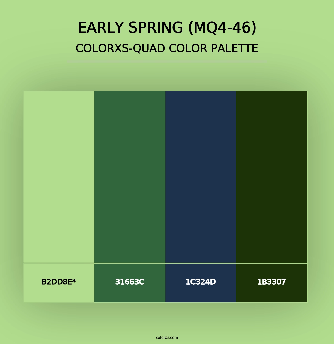 Early Spring (MQ4-46) - Colorxs Quad Palette