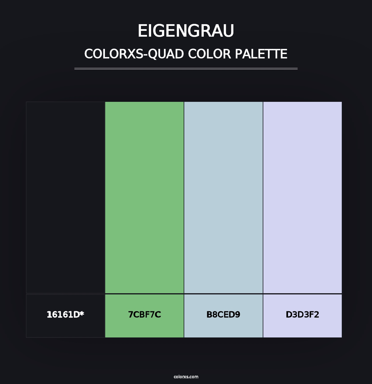 Eigengrau - Colorxs Quad Palette