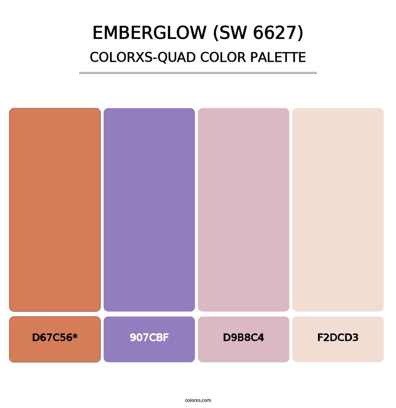 Emberglow (SW 6627) - Colorxs Quad Palette