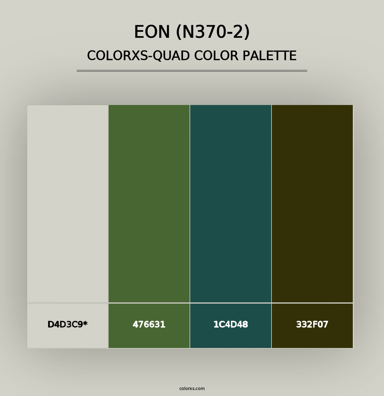 Eon (N370-2) - Colorxs Quad Palette