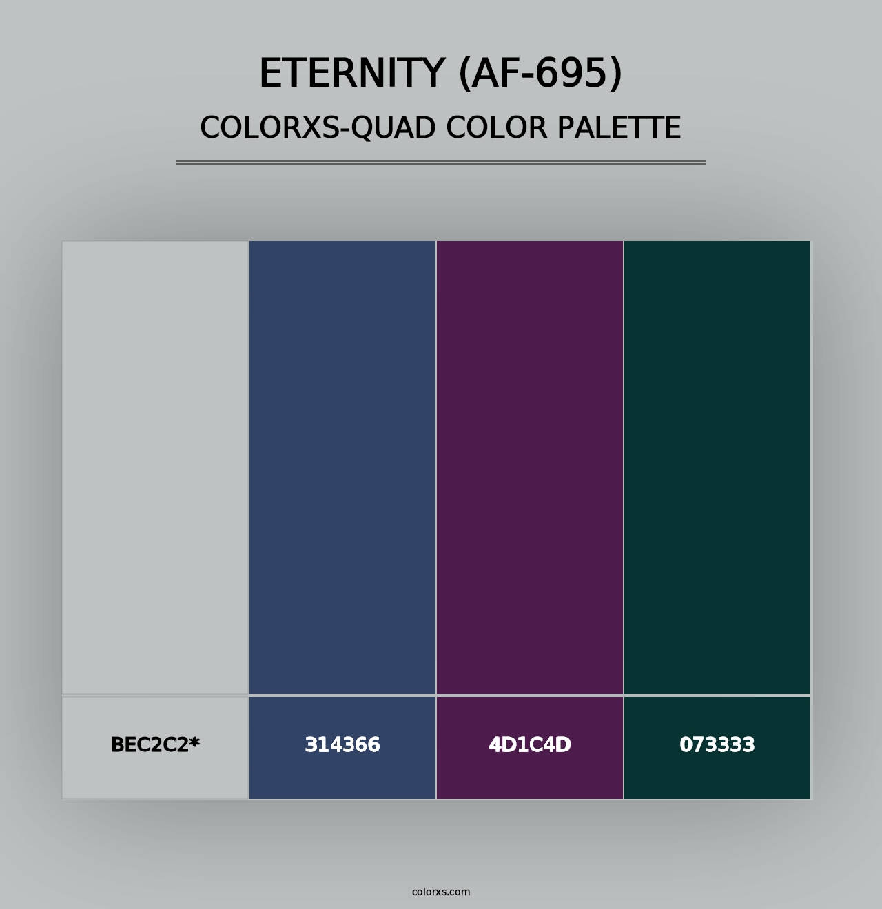 Eternity (AF-695) - Colorxs Quad Palette