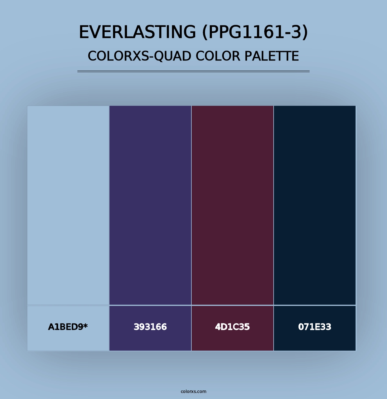 Everlasting (PPG1161-3) - Colorxs Quad Palette