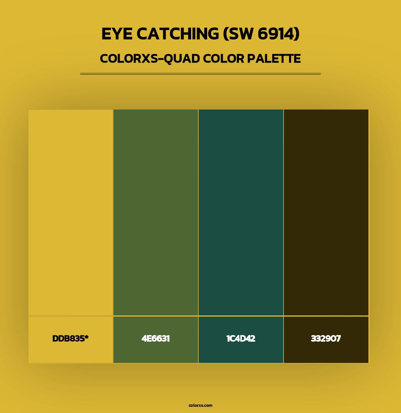 Eye Catching (SW 6914) - Colorxs Quad Palette