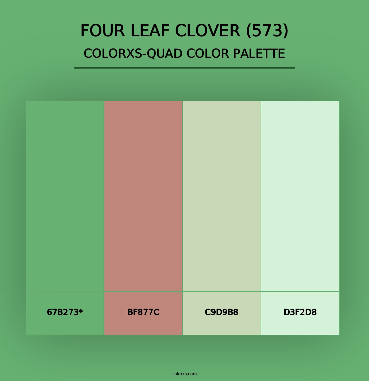 Four Leaf Clover (573) - Colorxs Quad Palette