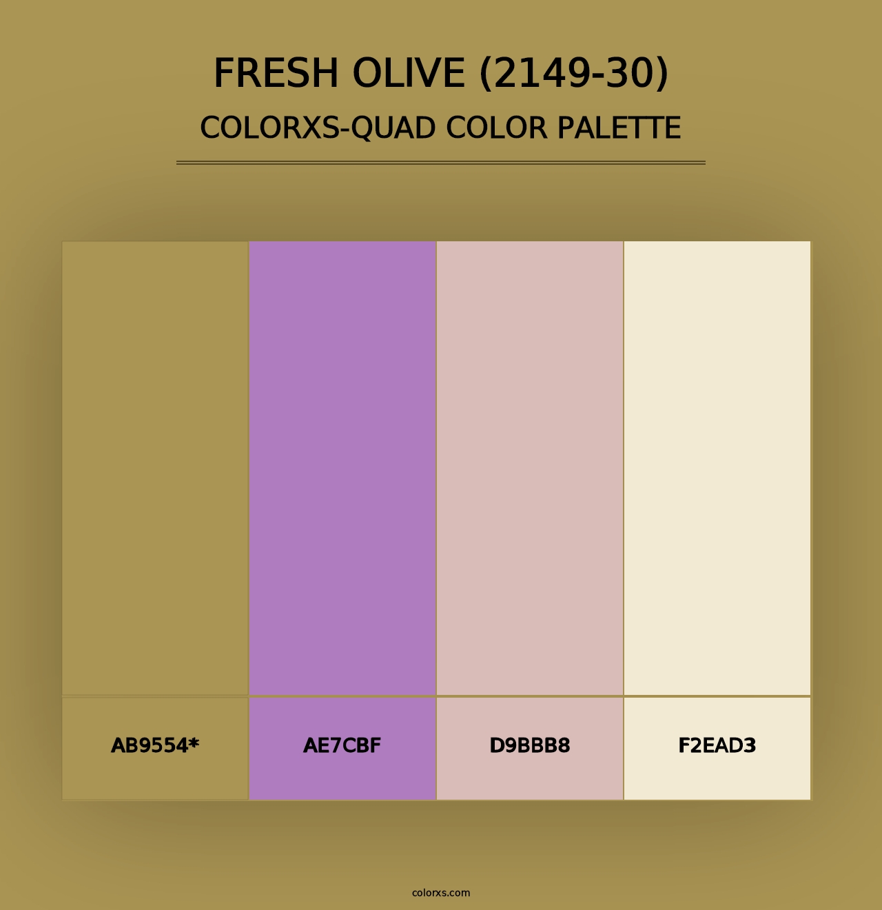 Fresh Olive (2149-30) - Colorxs Quad Palette