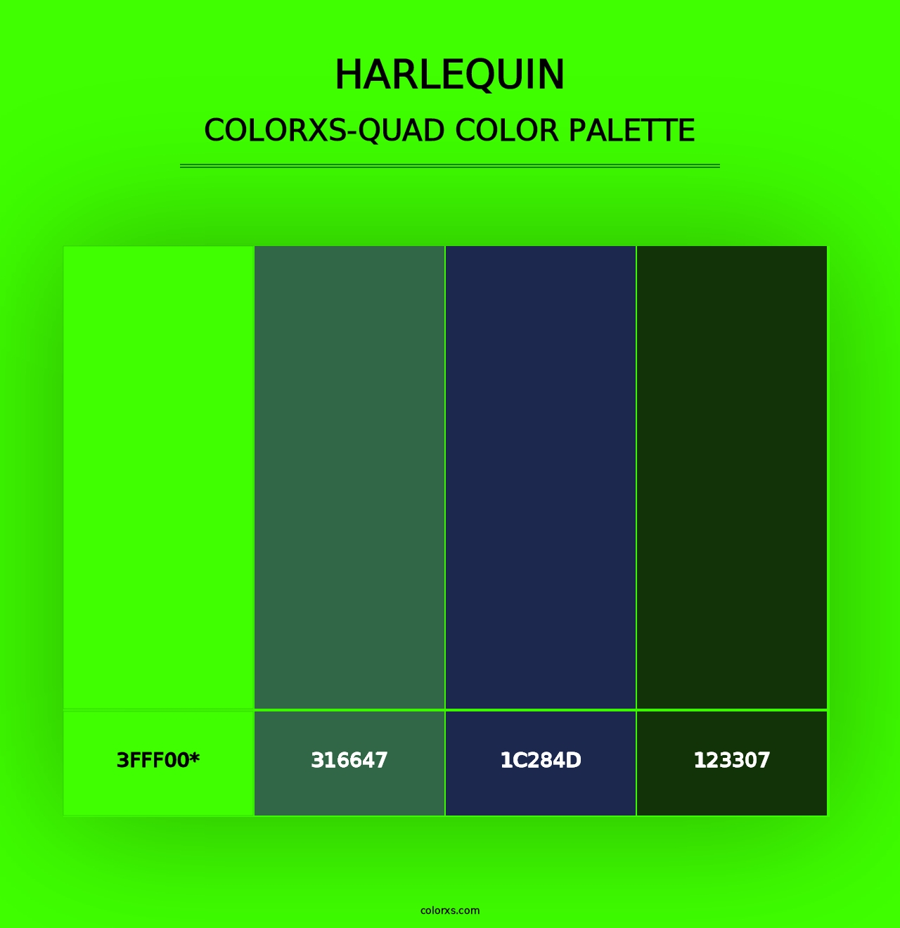 Harlequin - Colorxs Quad Palette