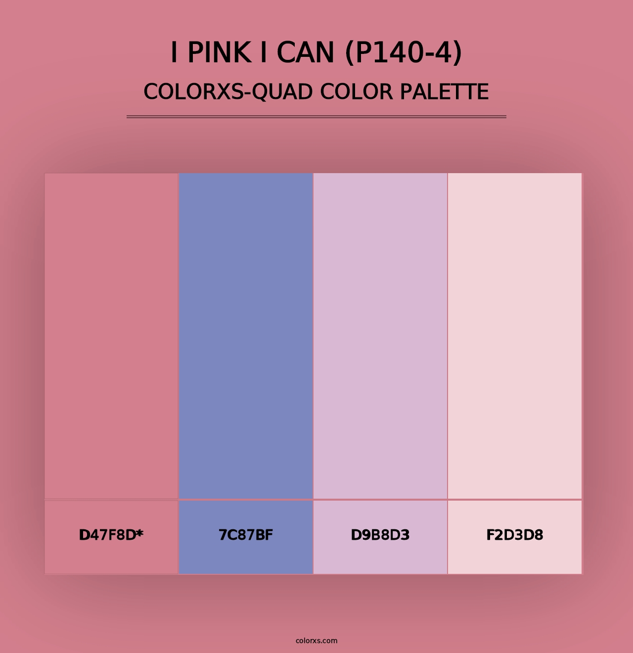 I Pink I Can (P140-4) - Colorxs Quad Palette