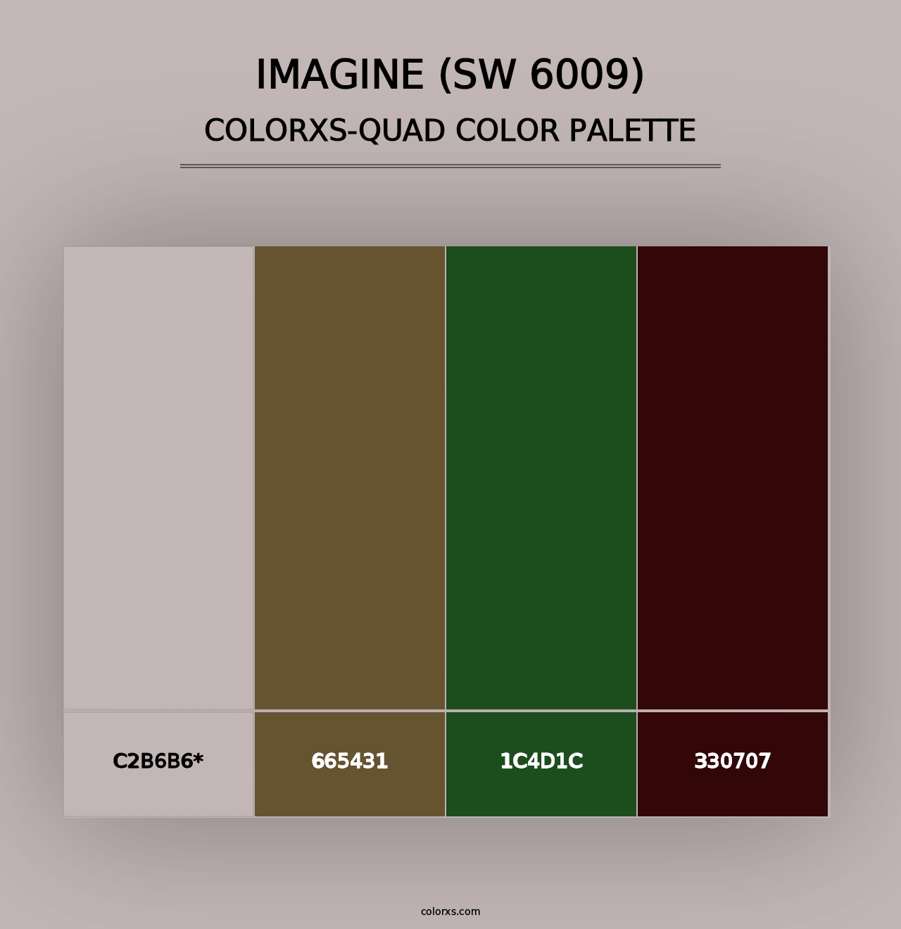 Imagine (SW 6009) - Colorxs Quad Palette