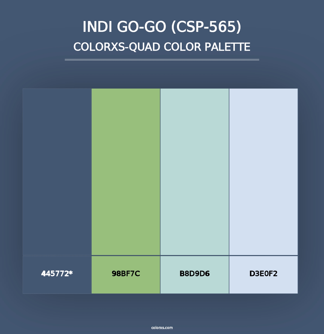 Indi Go-Go (CSP-565) - Colorxs Quad Palette