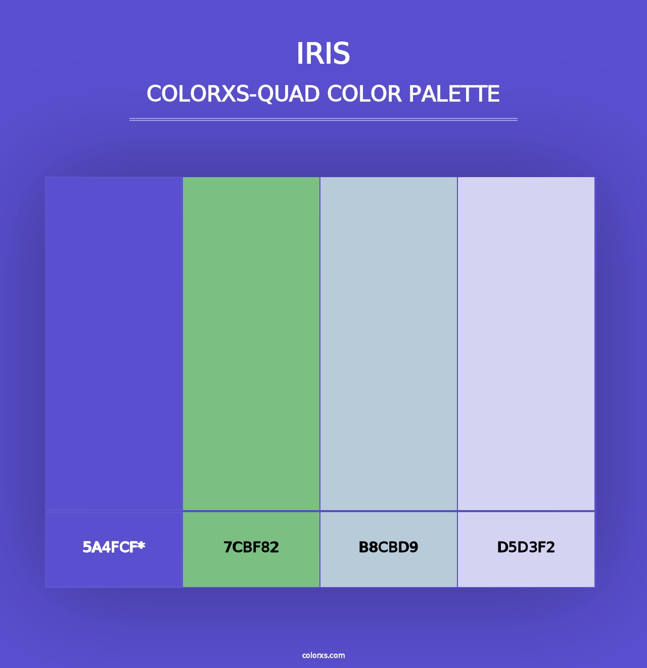 Iris - Colorxs Quad Palette