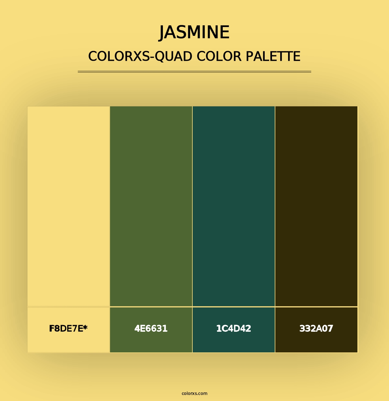 Jasmine - Colorxs Quad Palette