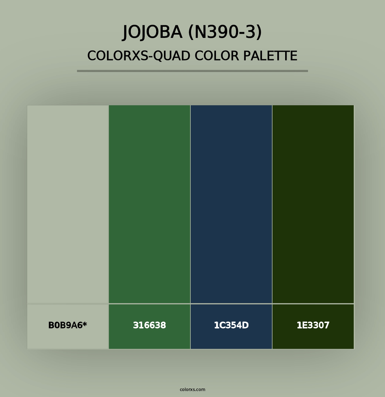 Jojoba (N390-3) - Colorxs Quad Palette