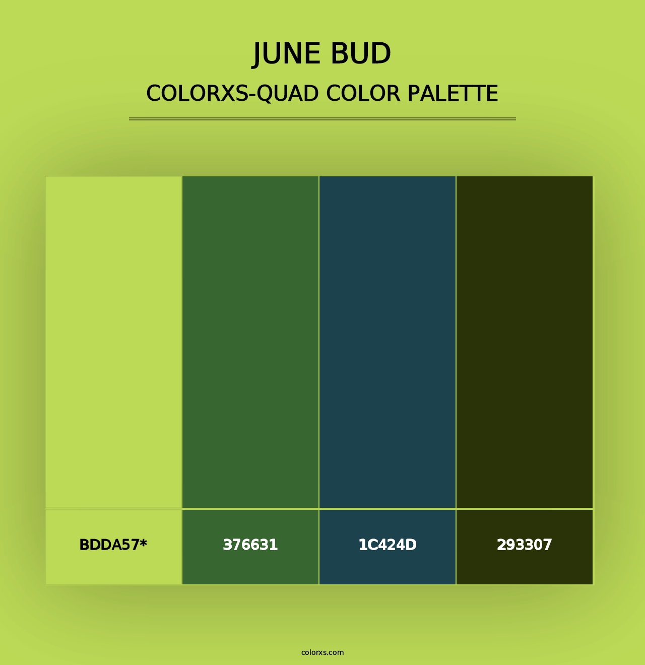 June Bud - Colorxs Quad Palette