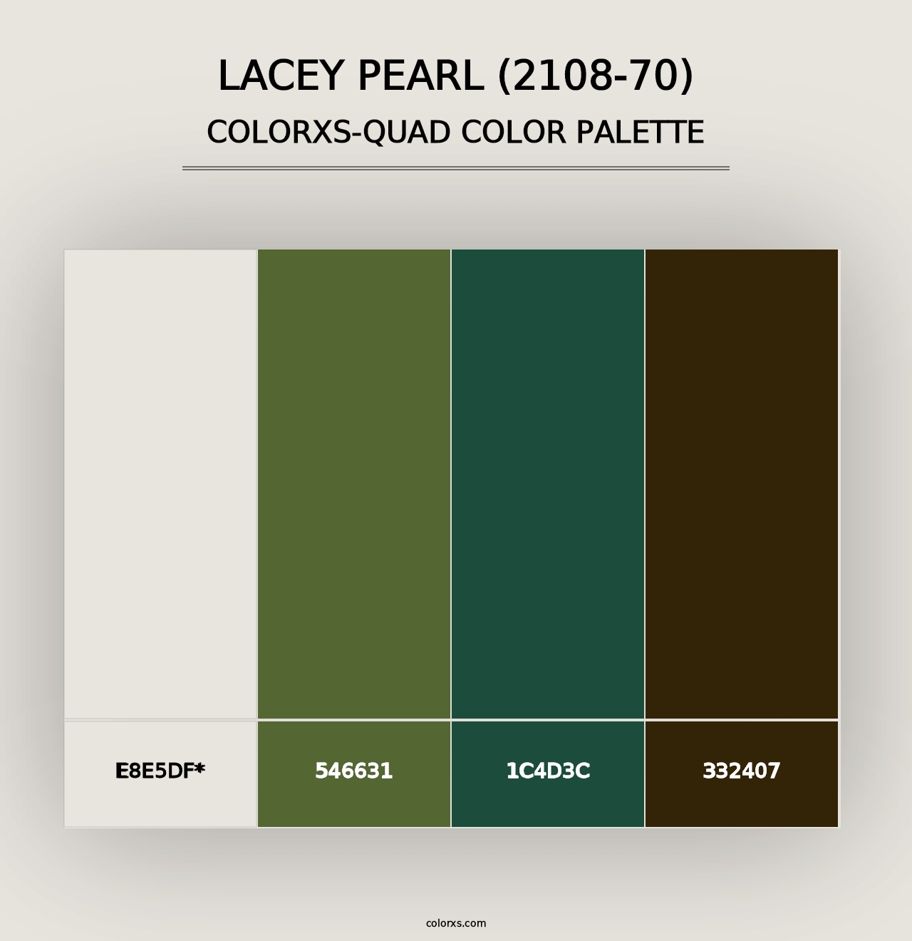 Lacey Pearl (2108-70) - Colorxs Quad Palette