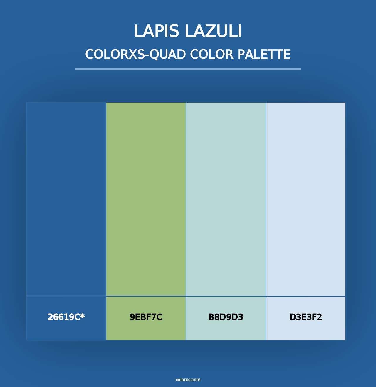 Lapis Lazuli - Colorxs Quad Palette