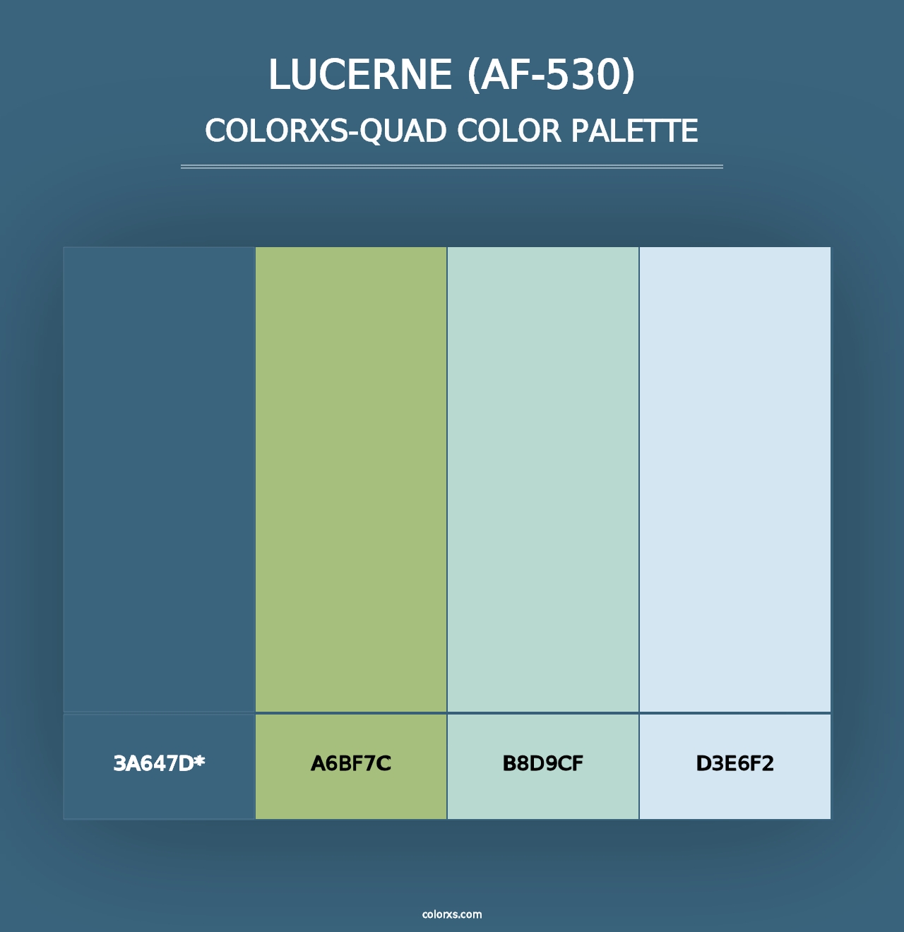 Lucerne (AF-530) - Colorxs Quad Palette