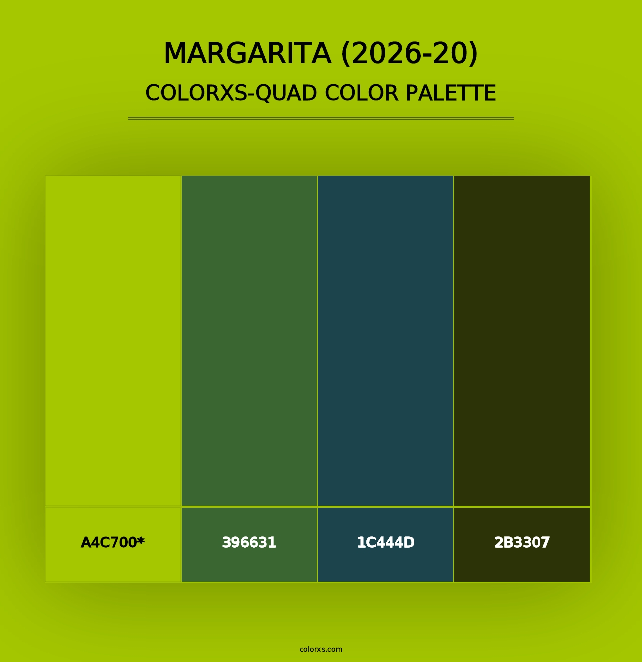 Margarita (2026-20) - Colorxs Quad Palette