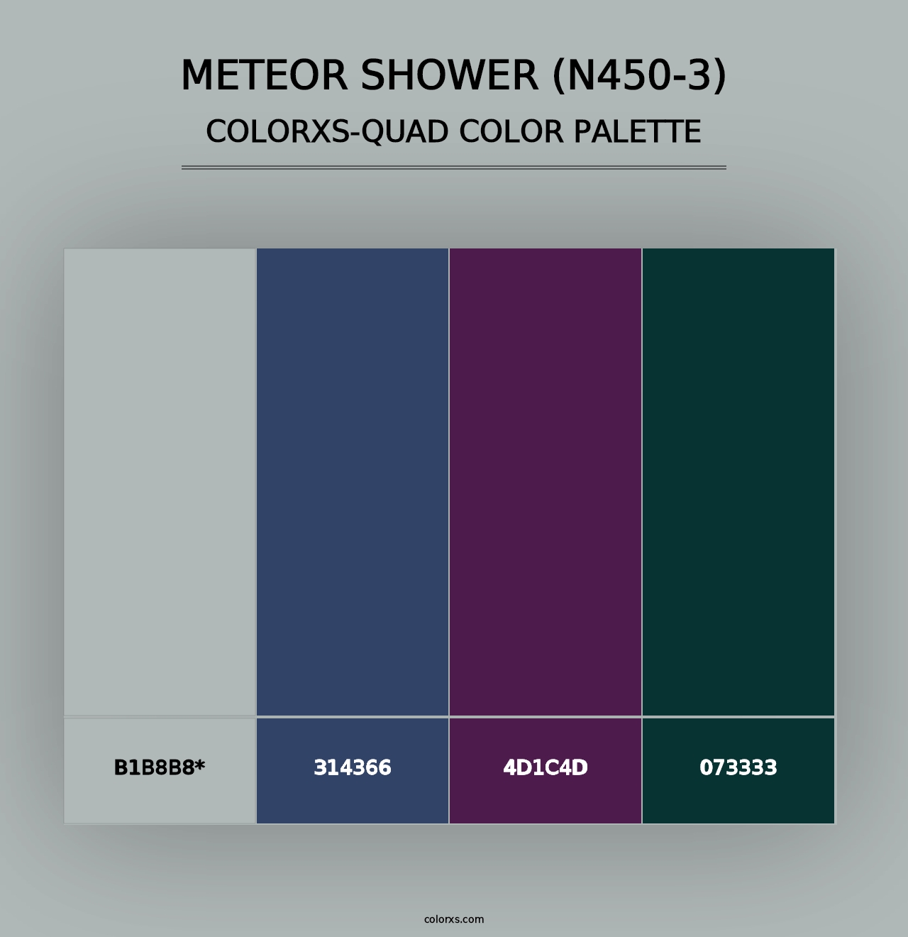 Meteor Shower (N450-3) - Colorxs Quad Palette