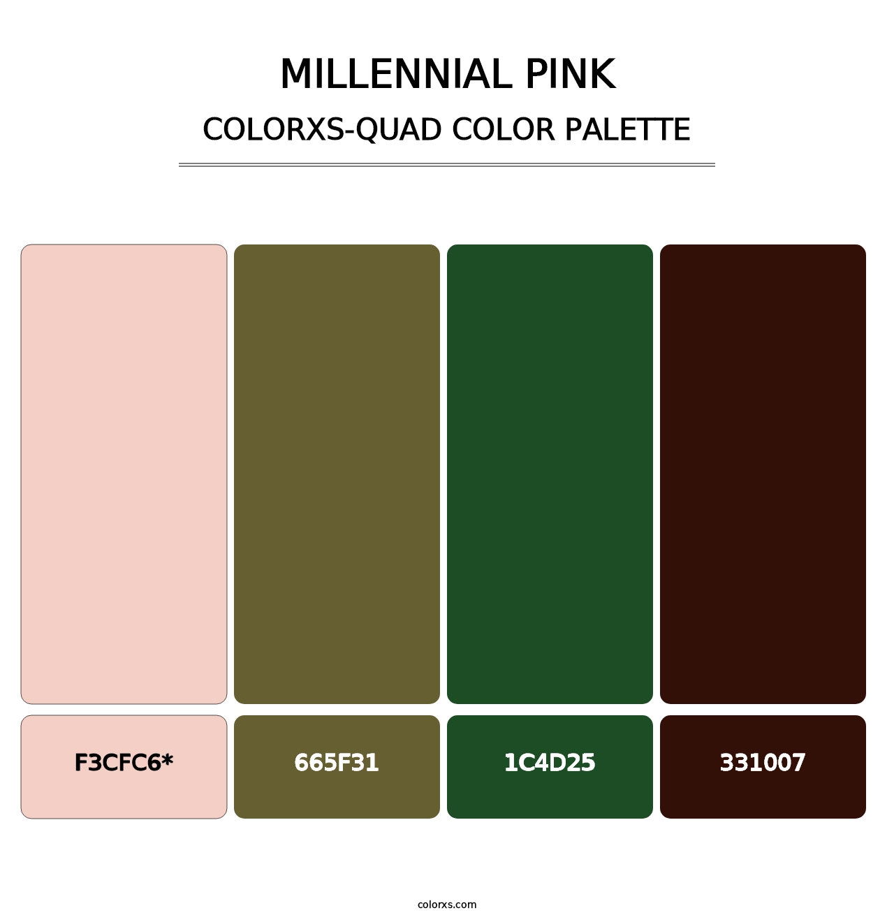 Millennial Pink - Colorxs Quad Palette