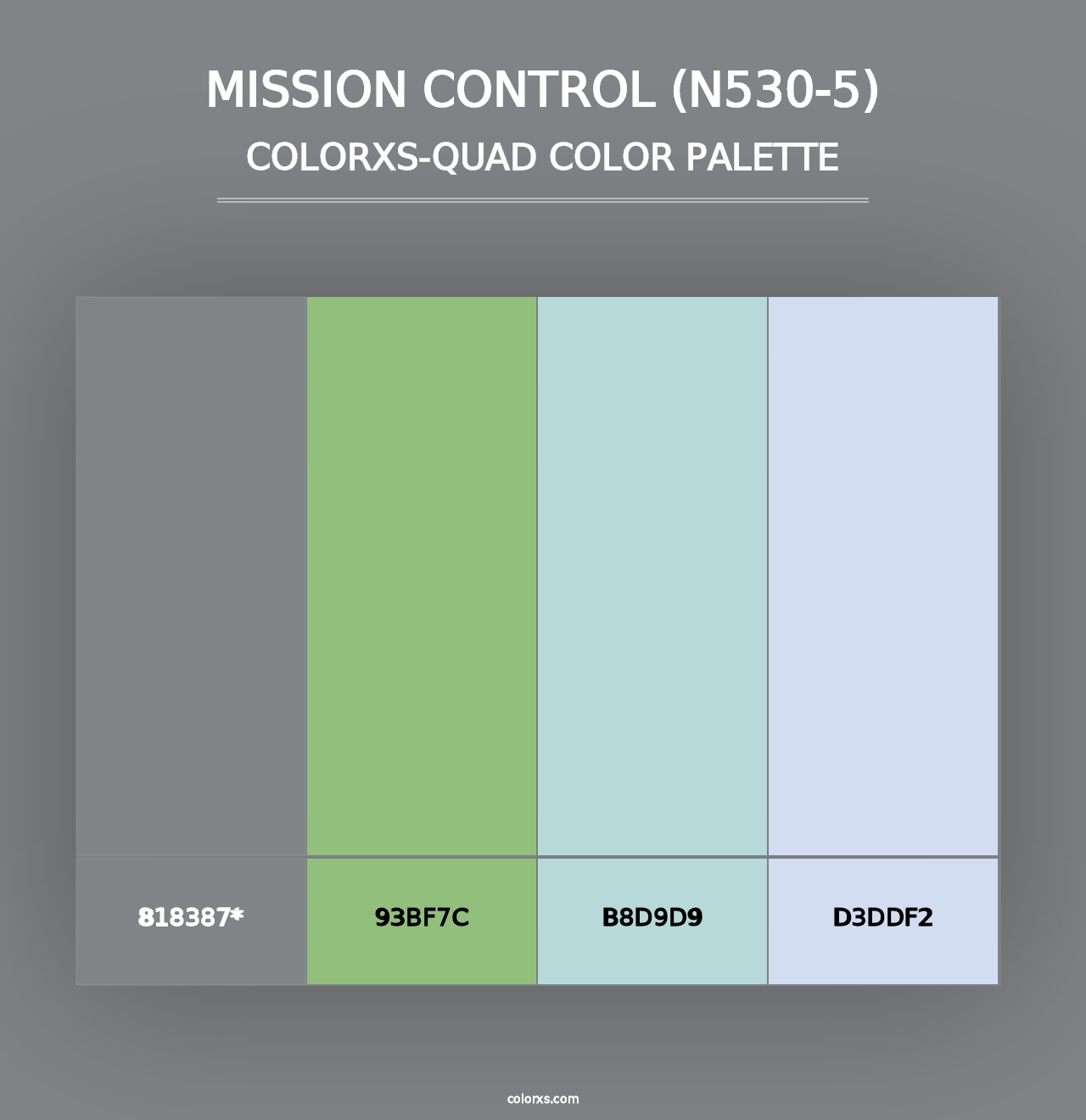 Mission Control (N530-5) - Colorxs Quad Palette