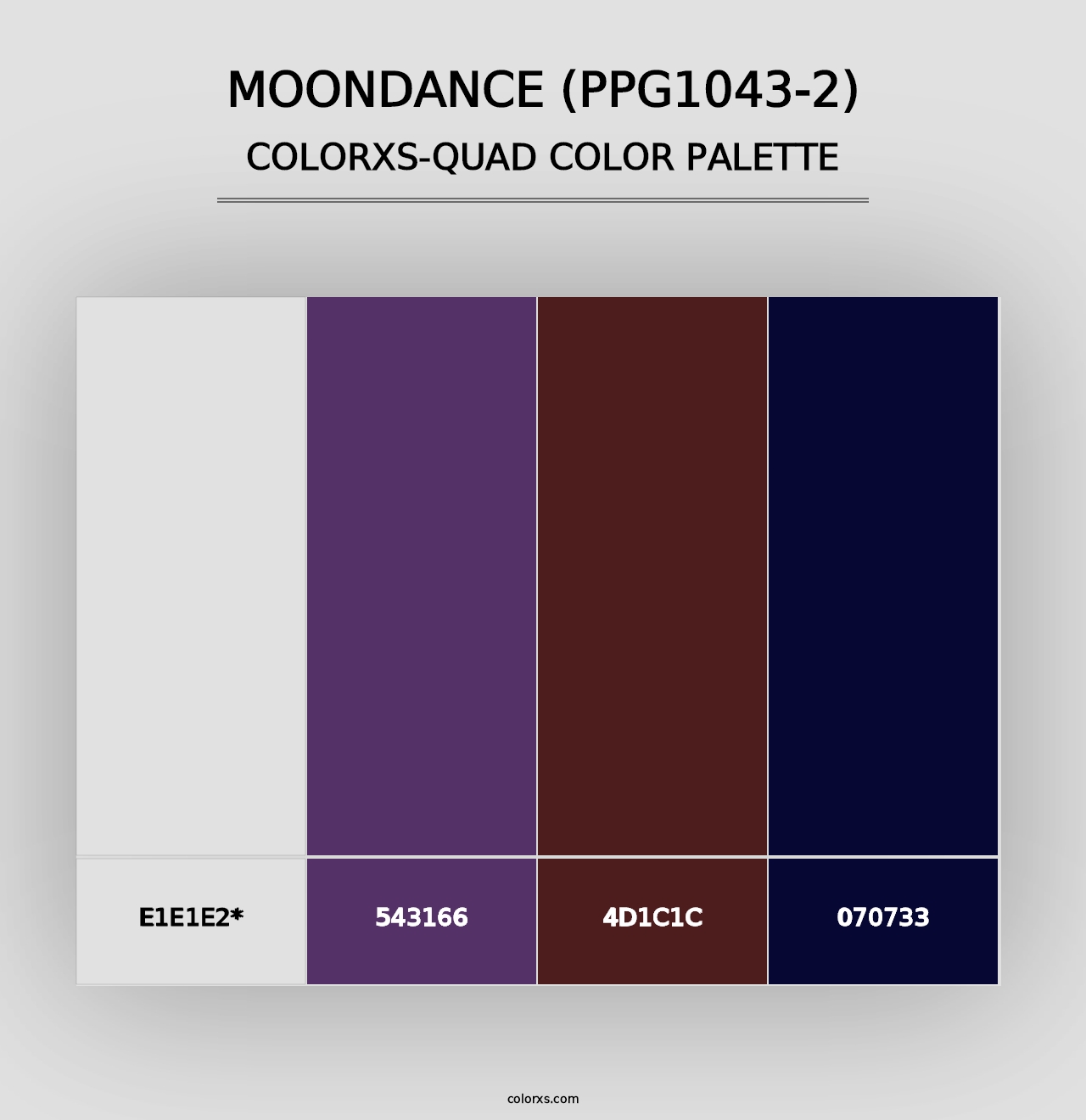 Moondance (PPG1043-2) - Colorxs Quad Palette