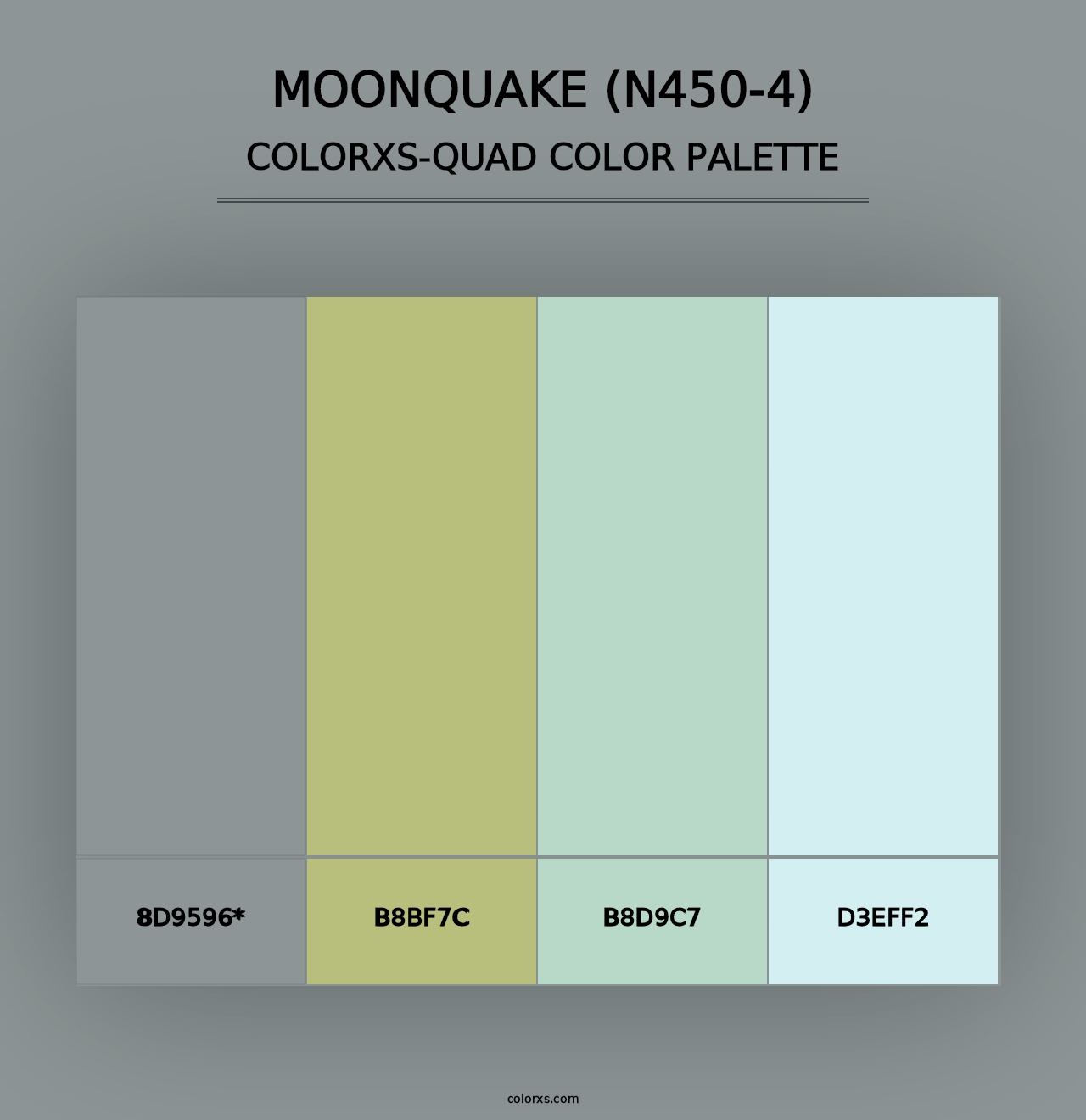 Moonquake (N450-4) - Colorxs Quad Palette