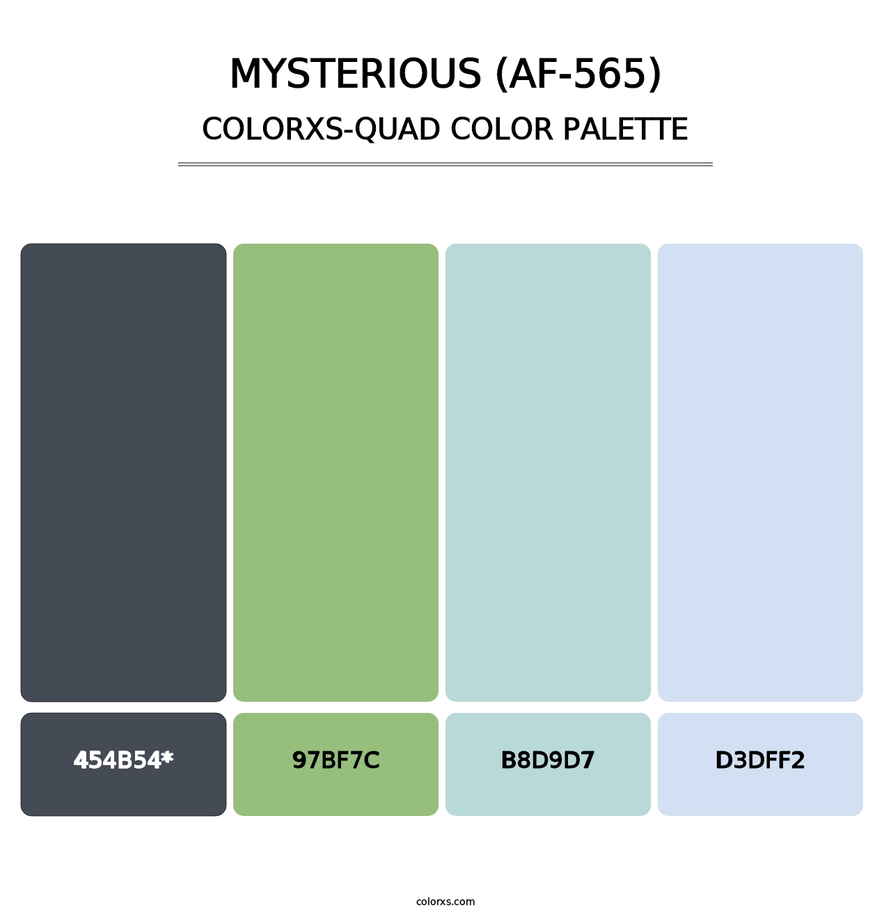 Mysterious (AF-565) - Colorxs Quad Palette