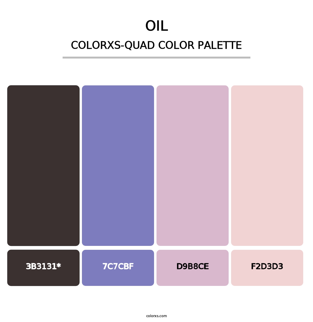 Oil - Colorxs Quad Palette