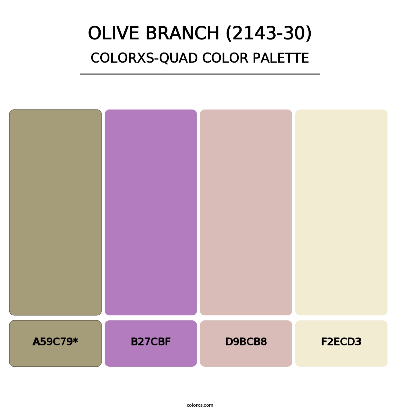 Olive Branch (2143-30) - Colorxs Quad Palette