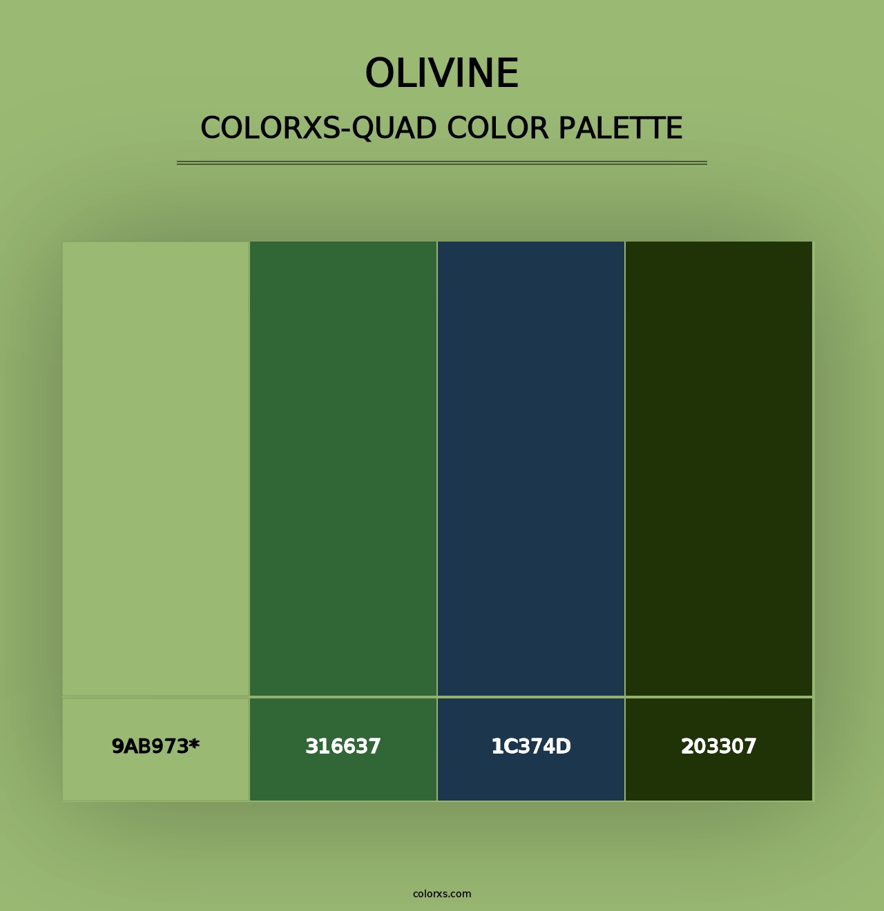 Olivine - Colorxs Quad Palette