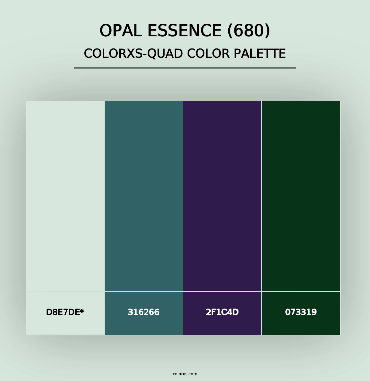 Opal Essence (680) - Colorxs Quad Palette