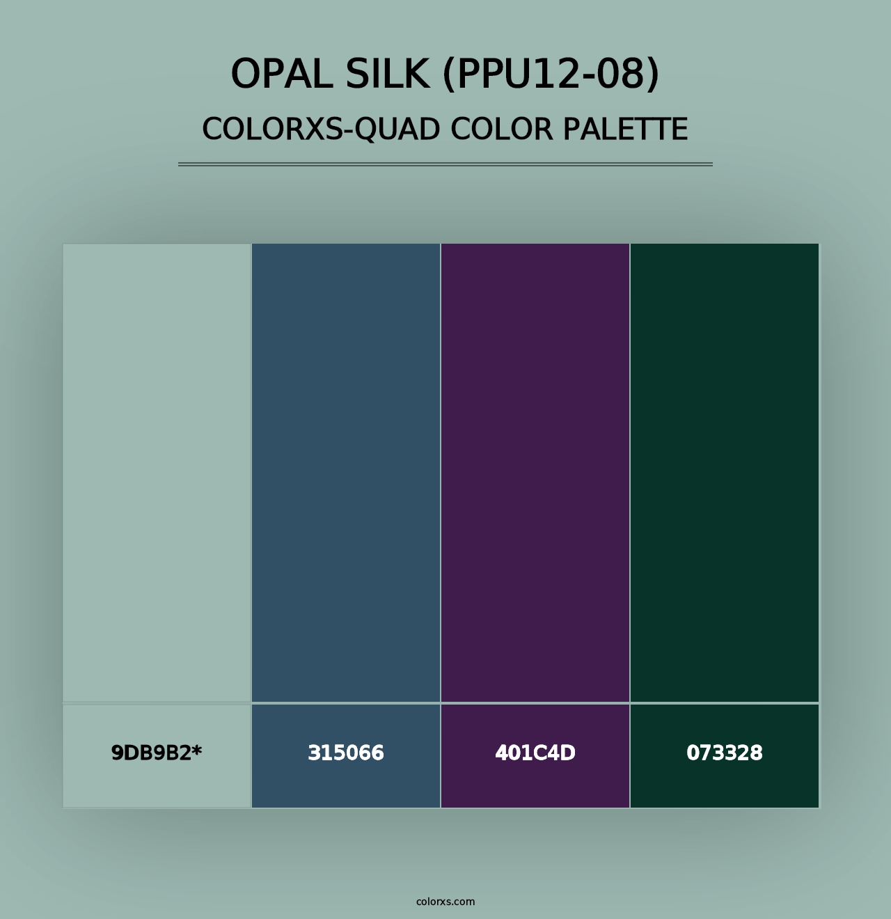 Opal Silk (PPU12-08) - Colorxs Quad Palette