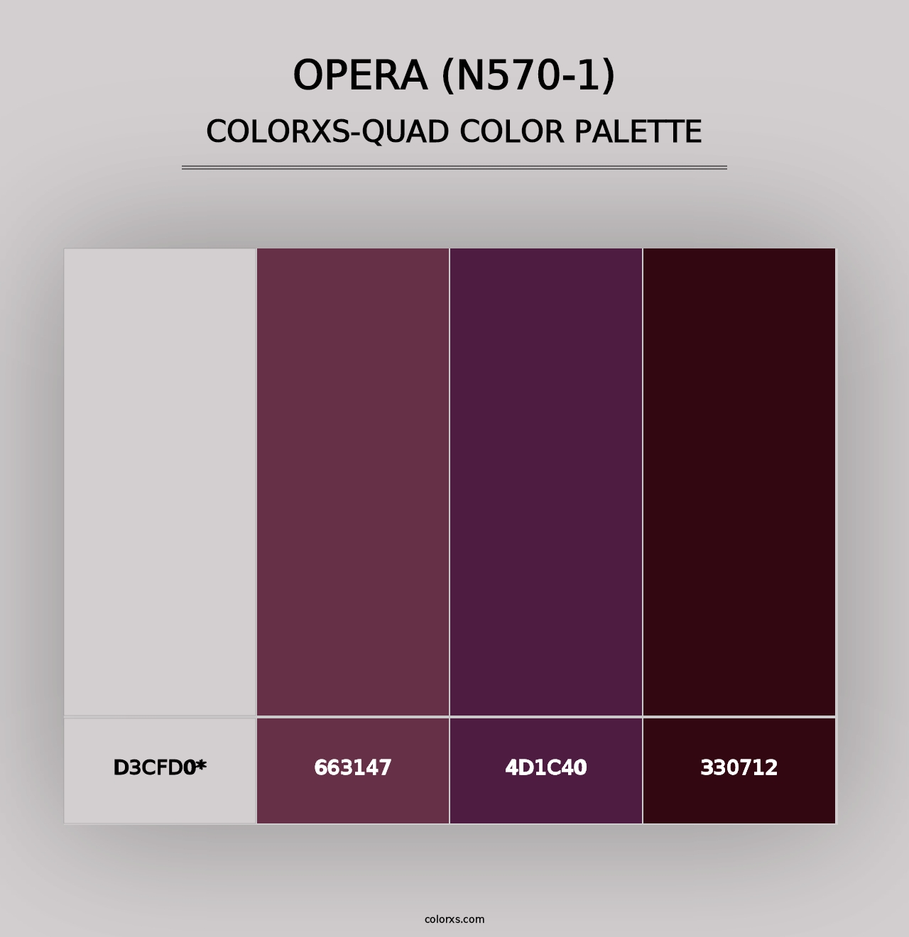 Opera (N570-1) - Colorxs Quad Palette