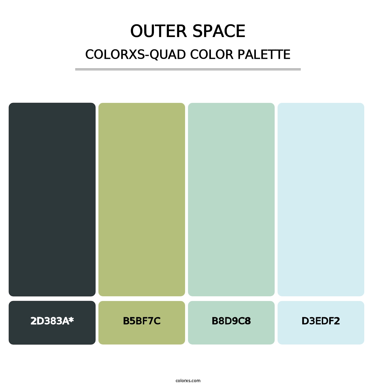 Outer Space - Colorxs Quad Palette