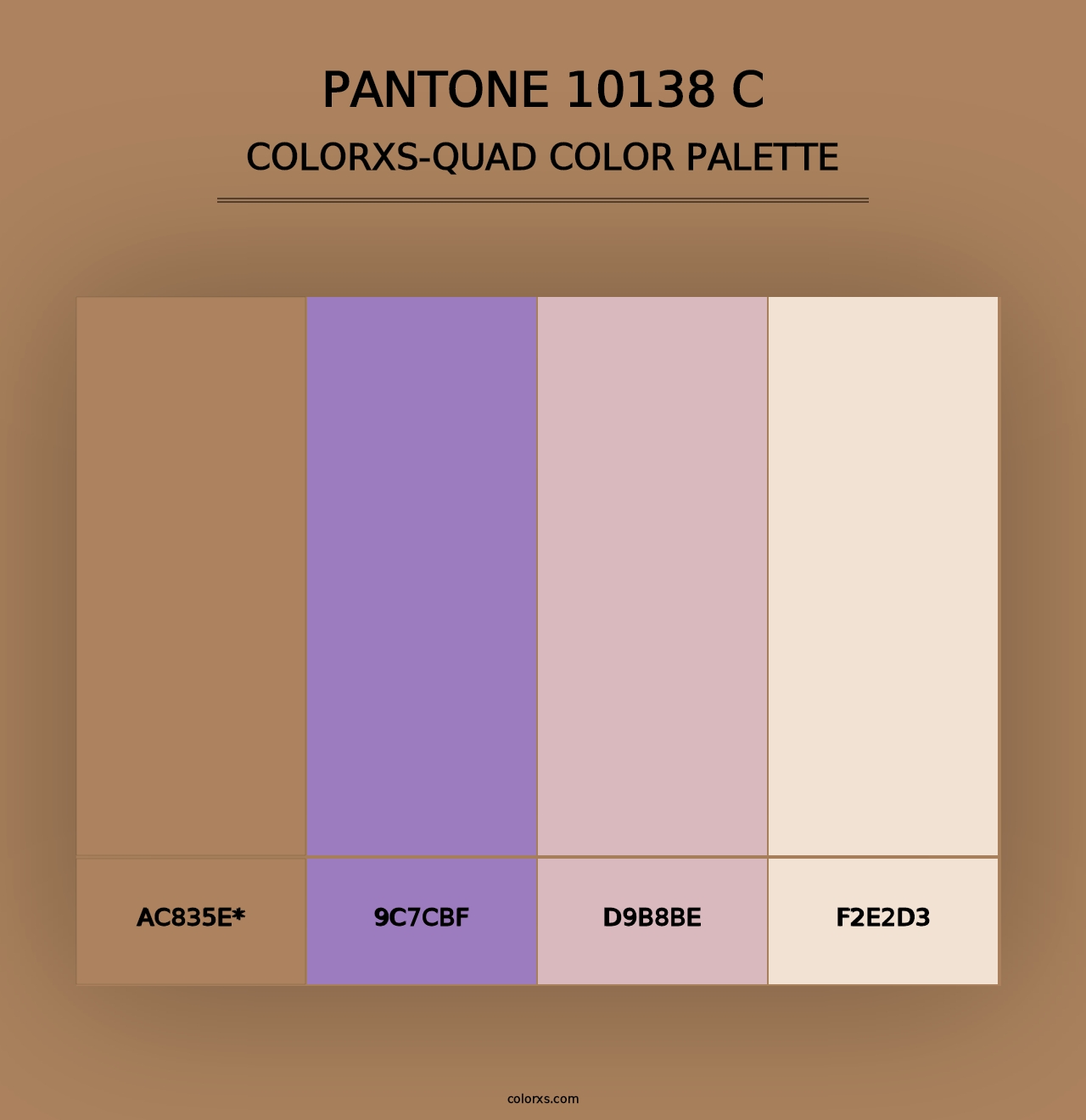 PANTONE 10138 C - Colorxs Quad Palette