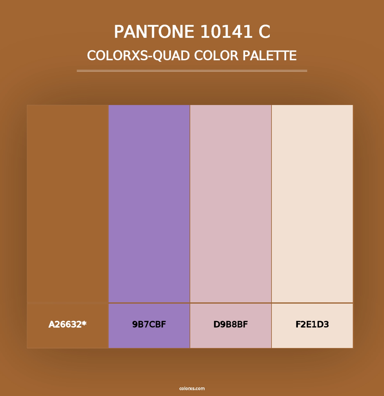 PANTONE 10141 C - Colorxs Quad Palette