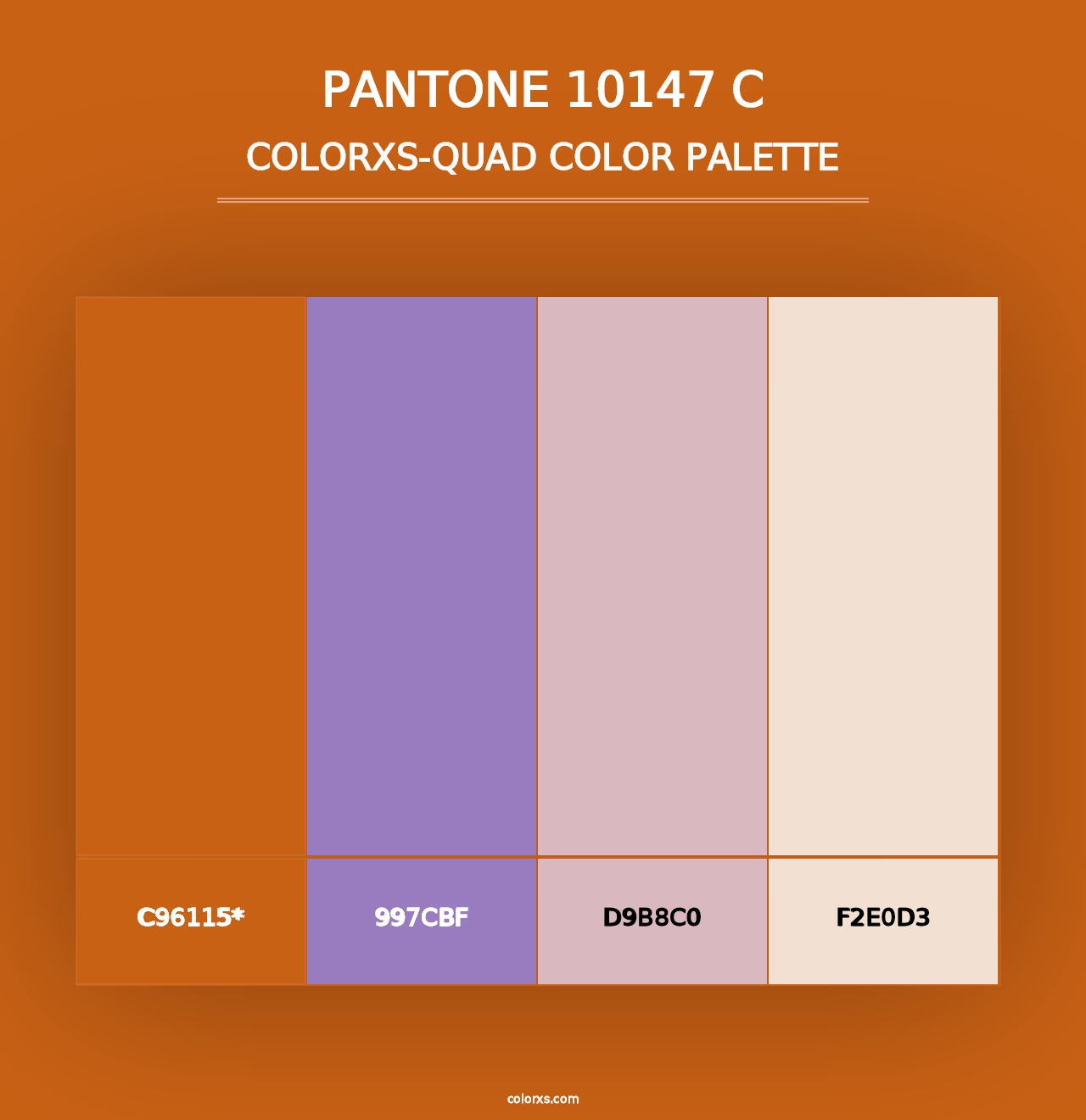 PANTONE 10147 C - Colorxs Quad Palette