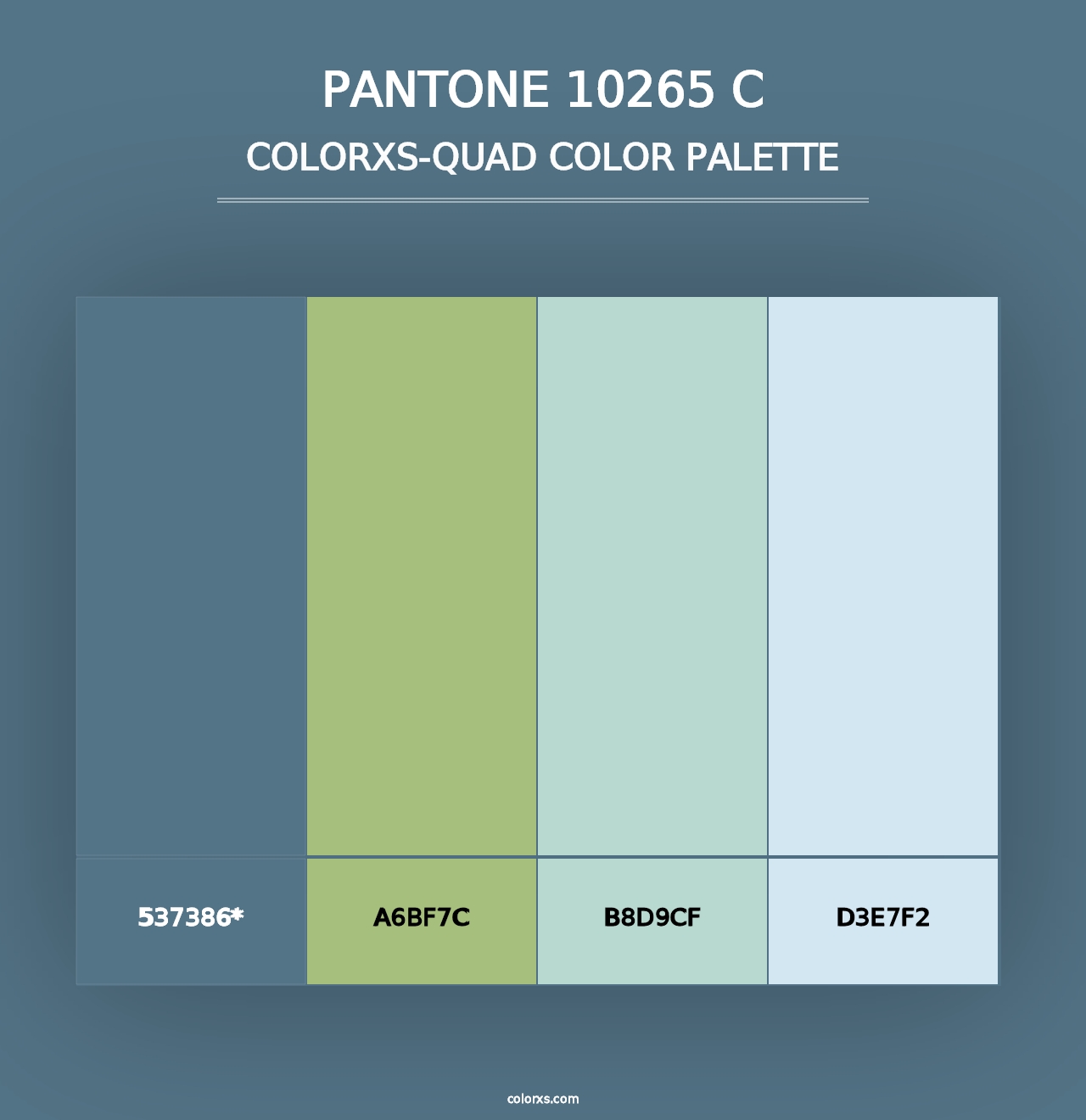 PANTONE 10265 C - Colorxs Quad Palette