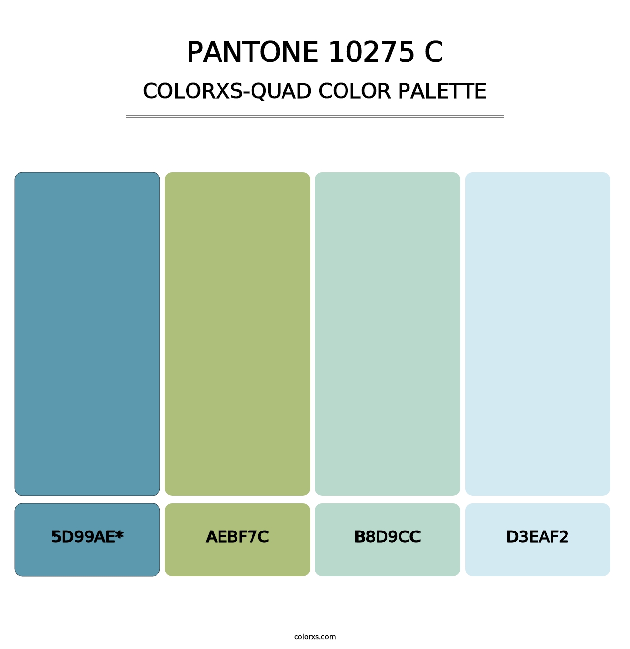 PANTONE 10275 C - Colorxs Quad Palette