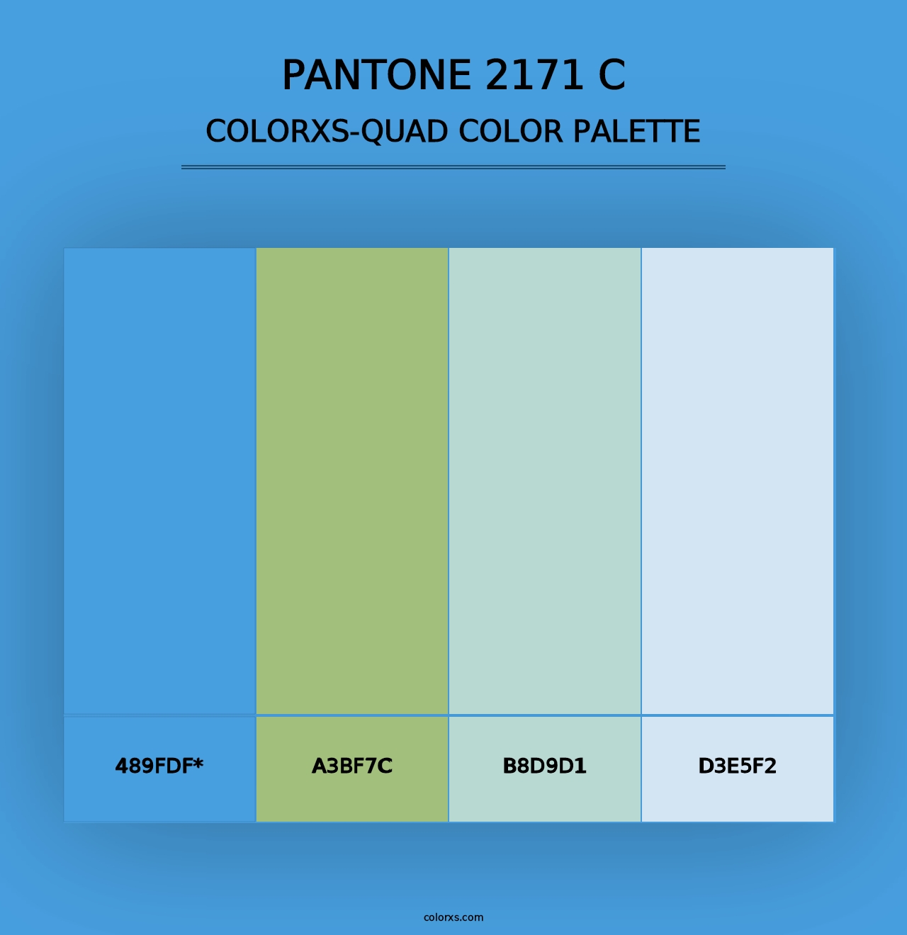 PANTONE 2171 C - Colorxs Quad Palette