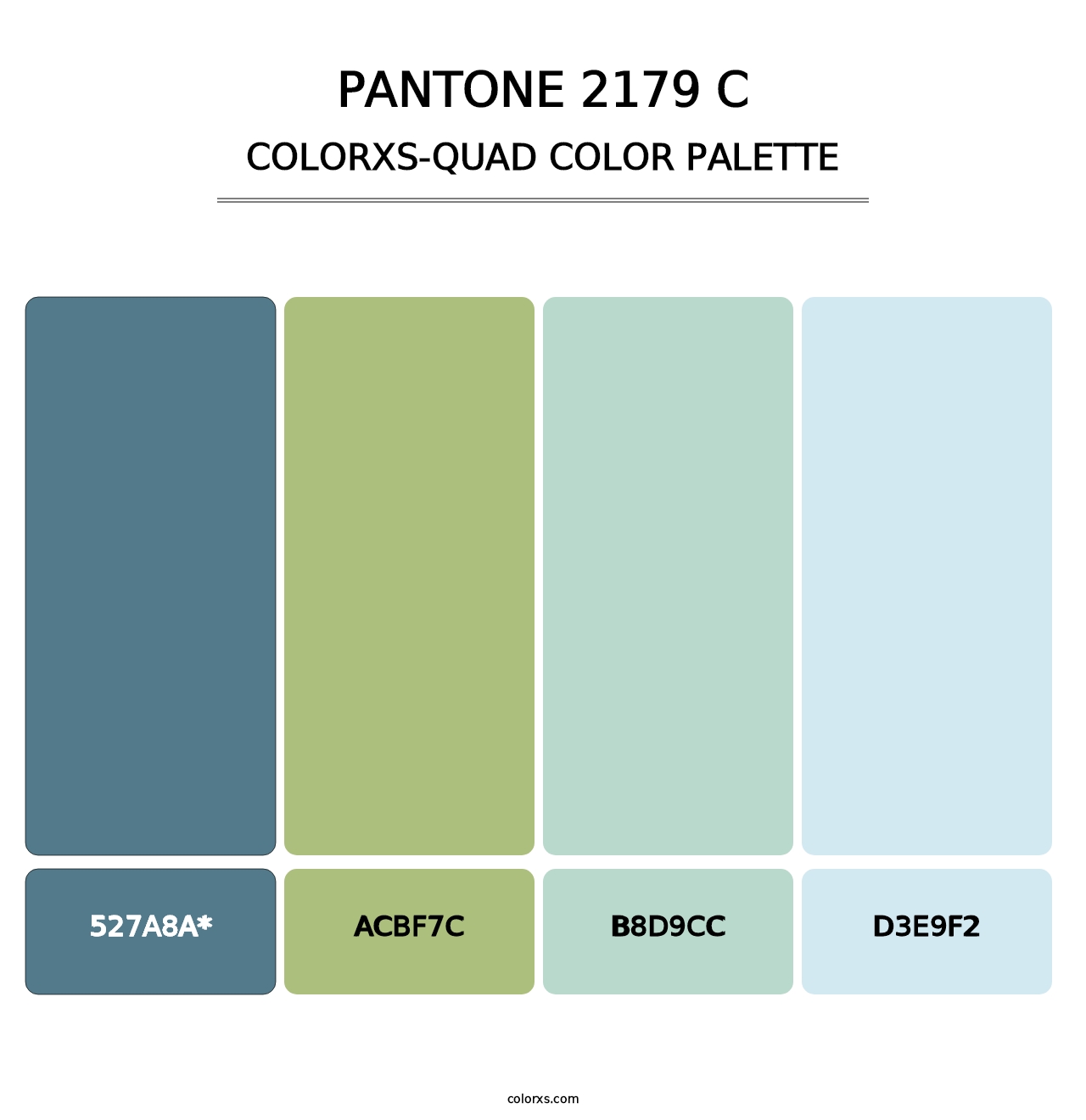 PANTONE 2179 C - Colorxs Quad Palette