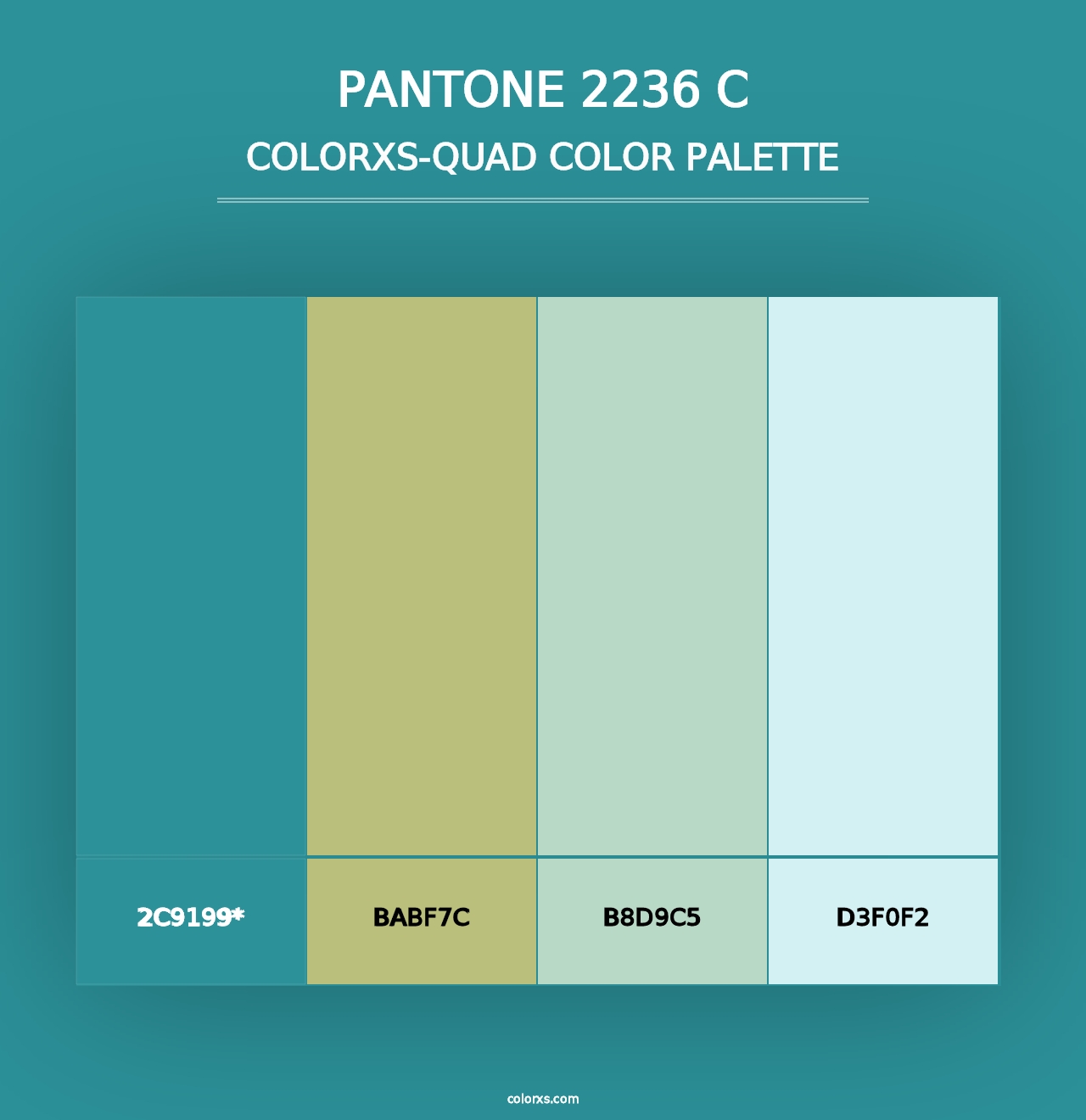 PANTONE 2236 C - Colorxs Quad Palette