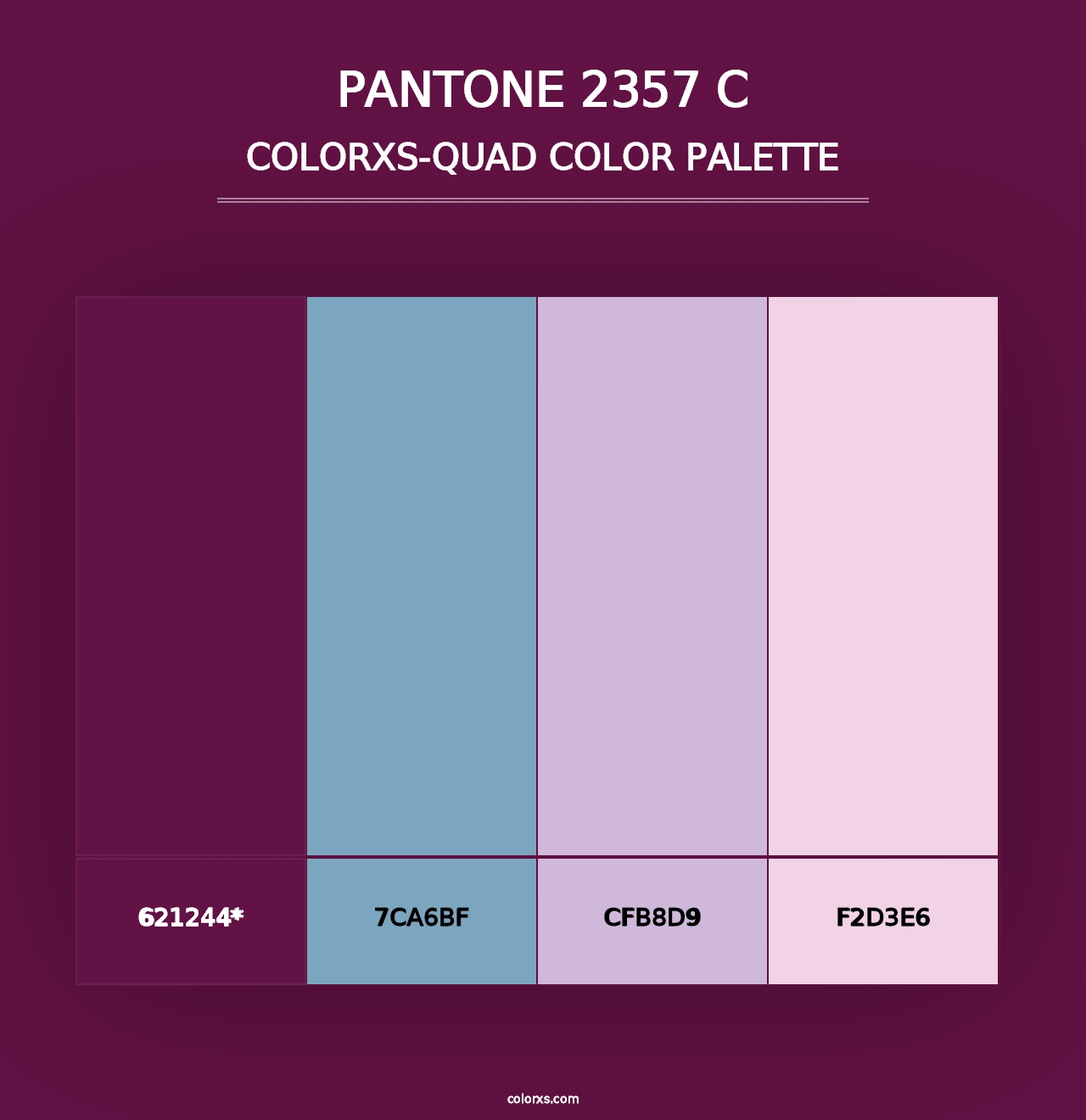 PANTONE 2357 C - Colorxs Quad Palette