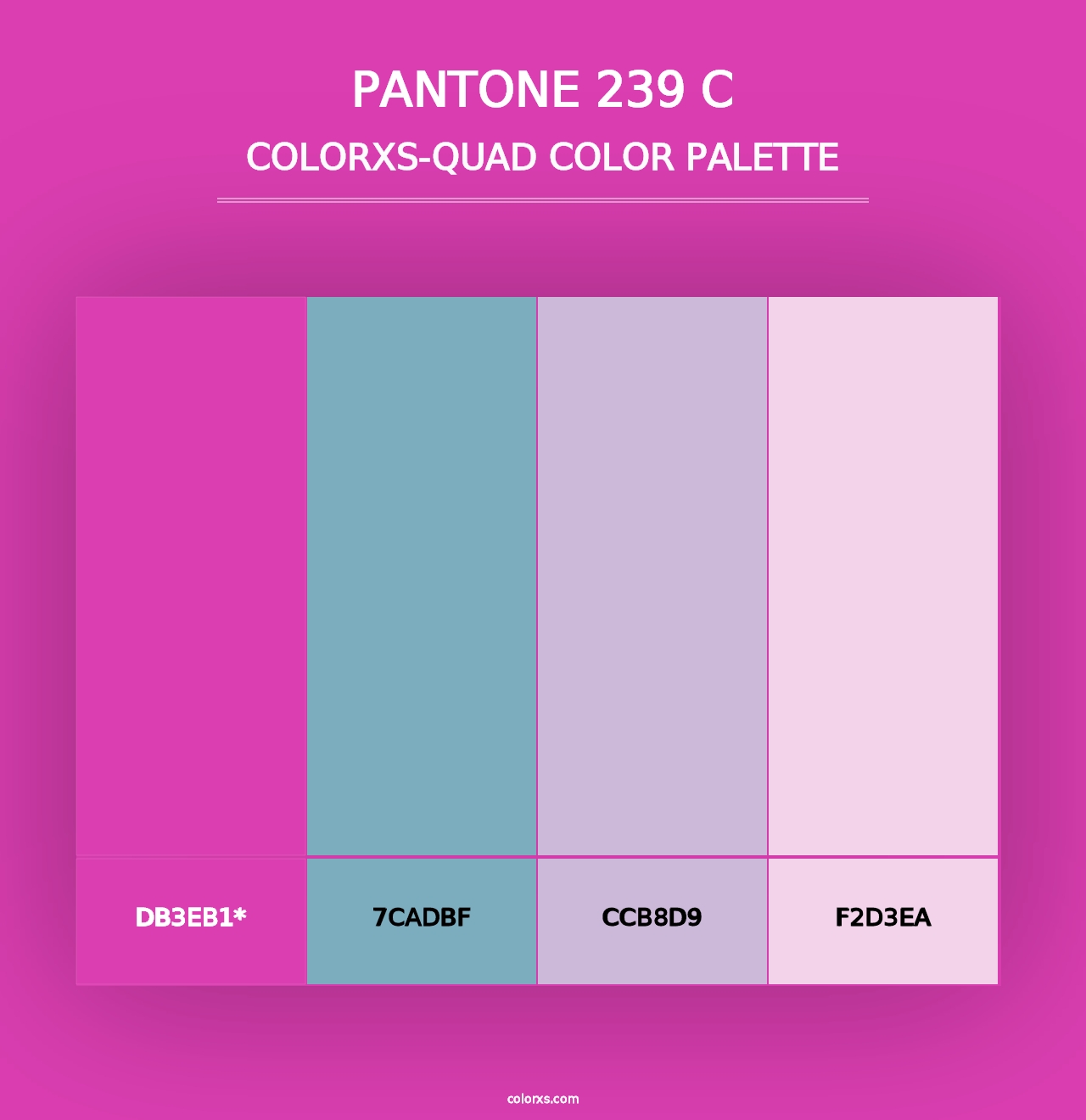 PANTONE 239 C - Colorxs Quad Palette